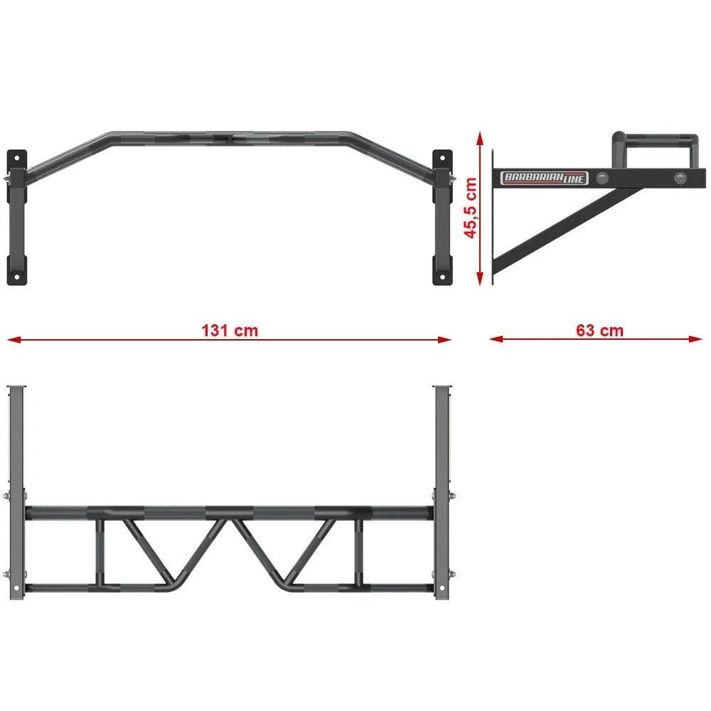 ATX Wall-Mount Gladiator Multi-Angle Chin Bar PUX-740 5 ATX Wall-Mount Gladiator Multi-Angle Chin Bar PUX-740 - Image 3