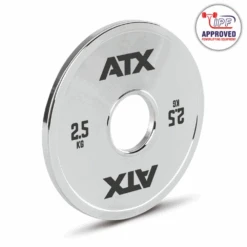ATX Calibrated Chrome Steel Competition Powerlifting FRACTIONAL Weight Plates -The Gym Revolution Shop cpp 0250 1