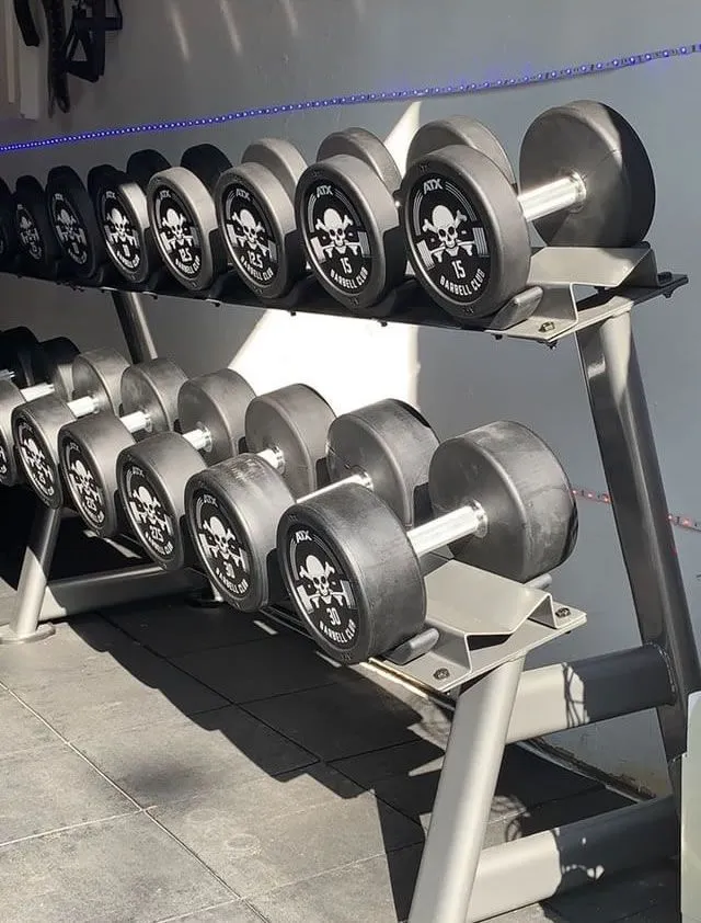 CLUB SET: 2.5-30kg ATX Custom Logo Rubber Dumbbell Set 5 CLUB SET: 2.5-30kg ATX Custom Logo Rubber Dumbbell Set - Image 3