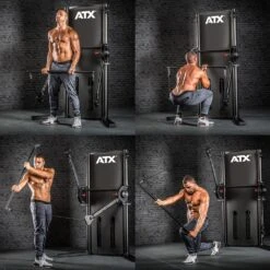 Dual-Attachment Connector Cable Handle Straight Bar -The Gym Revolution Shop g 2052 detail08 1