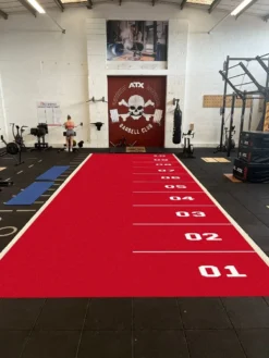 Red - Grasshopper Artificial Grass Performance Speed Track -The Gym Revolution Shop grenadier red