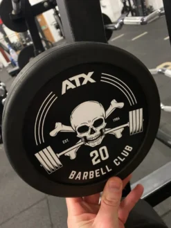 Custom Logo Pro Rubber Barbell Set - Straight Bars -The Gym Revolution Shop img 0429 1