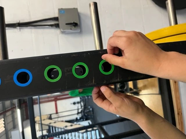 Gym Rack Hole-Marking Sticker Pack 5 Gym Rack Hole-Marking Sticker Pack - Image 3