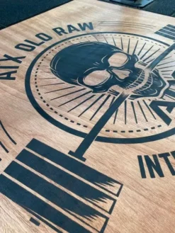 Recessed Custom Lifting Platform (Own Logo Platform Insert) 21 Recessed Custom Lifting Platform (Own Logo Platform Insert) -The Gym Revolution Shop img 0772