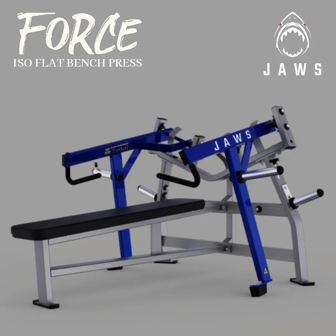 JAWS Force Iso-Lateral Flat Bench Press 3 JAWS Force Iso-Lateral Flat Bench Press