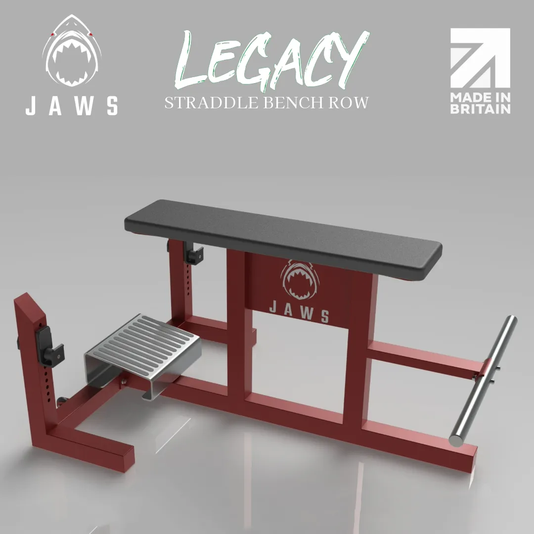 JAWS Legacy Straddle Bench Row 3 JAWS Legacy Straddle Bench Row