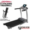 Life Fitness F3 FOLDING TREADMILL -The Gym Revolution Shop life fitness f3 folding treadmill go console 1