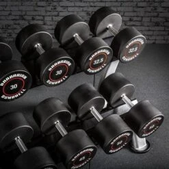 Custom Logo Pro Urethane Dumbbells Set -The Gym Revolution Shop pud bb atmo 04 2