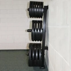 Wall-Mount Olympic Weights Tree -The Gym Revolution Shop r 3021 w 50 detail05