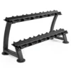 Heavyweight Dumbbell Saddle Rack - Black - 144 / 288 / 432 / 576cm -The Gym Revolution Shop r 3075