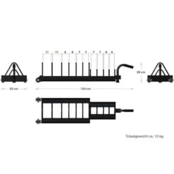 Toast Rack Weight Plate Caddy -The Gym Revolution Shop r 3088 detail03
