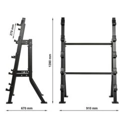 Freestanding 5 Bar Rack -The Gym Revolution Shop r 3670 ma skizze
