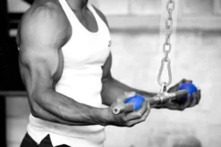 Globe Gripz® -The Gym Revolution Shop reverse grip tricep pulldown editing with blue balls faded chain