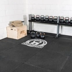 Custom Logo On Gym Flooring Tile/s 1m2 15 Custom Logo On Gym Flooring Tile/s 1m2 -The Gym Revolution Shop rtlo kb 01