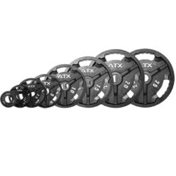 ATX Premium Cast Iron Tri-Grip Olympic Weights -The Gym Revolution Shop set 5