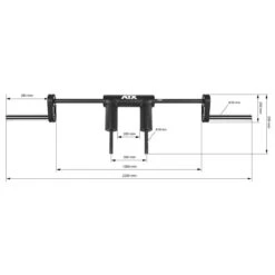 ATX Safety Squat Bar (SSB) -The Gym Revolution Shop ssb 50 detail09