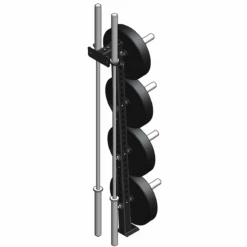 ATX Wall-Mount Olympic Weights Tree & Bar Holder WPR-186 -The Gym Revolution Shop wpt 186 05